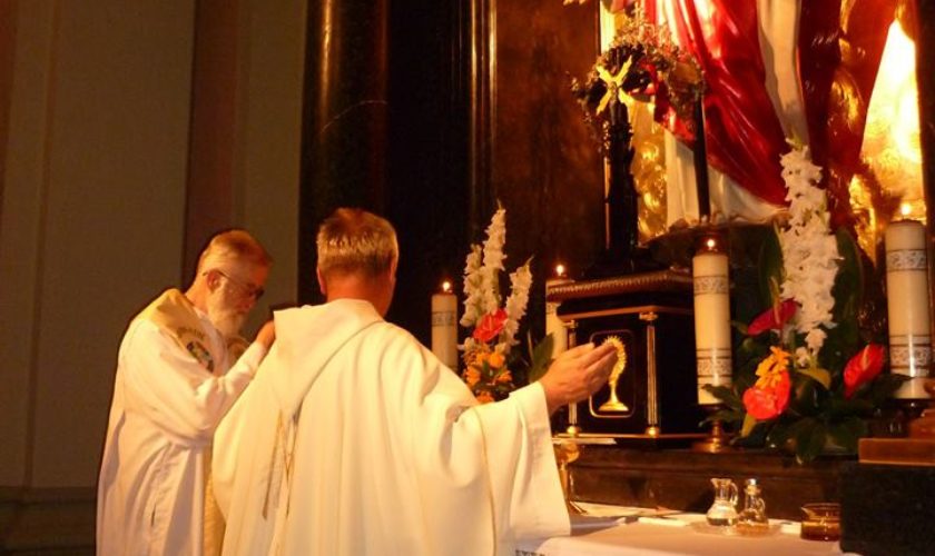 Lengyelo. szentmise Czestohowa Jézus Szíve kápolna 2017.