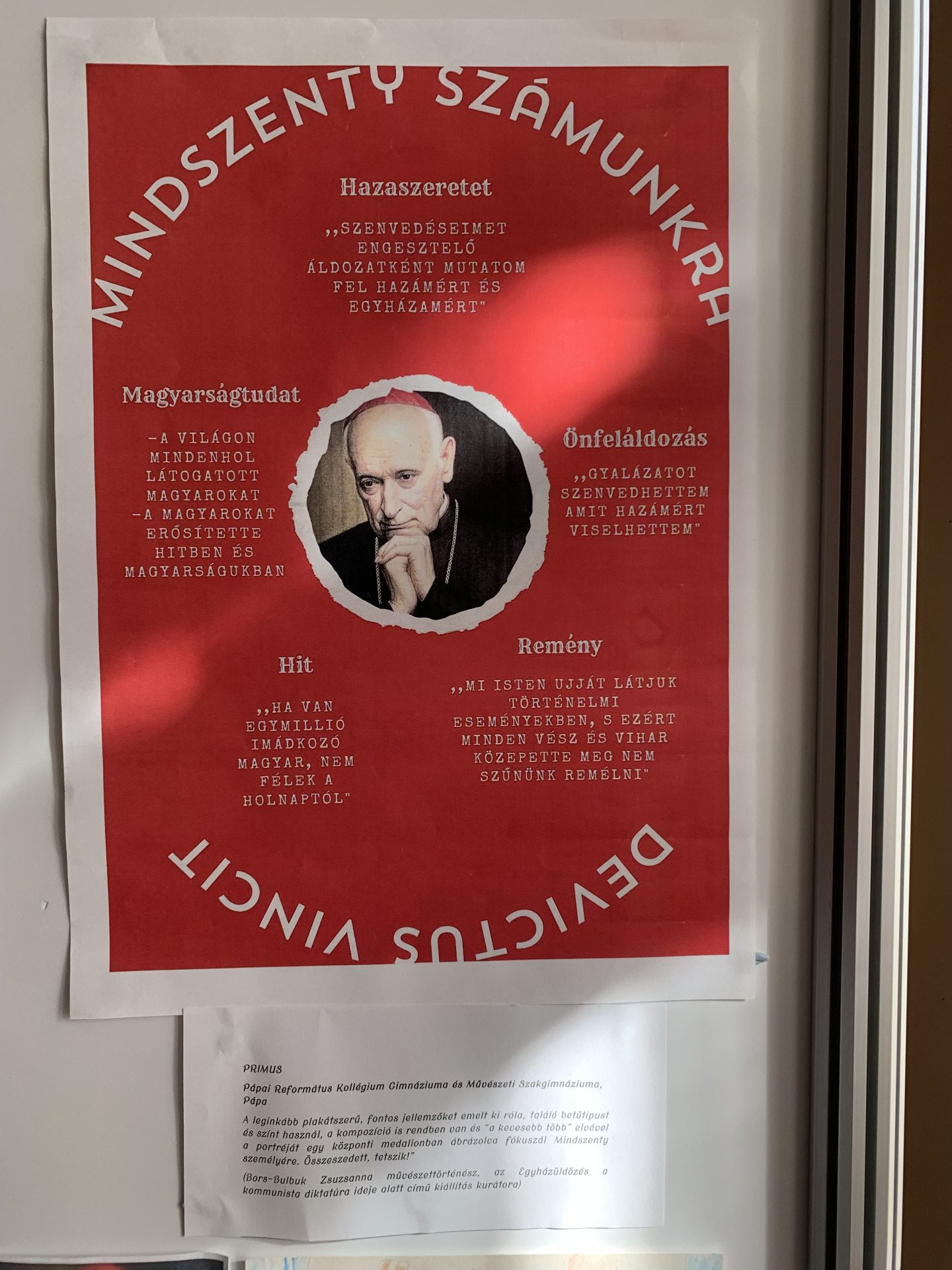 Mindszenty 80 egyháztörténelmi verseny Zalaegerszegegen