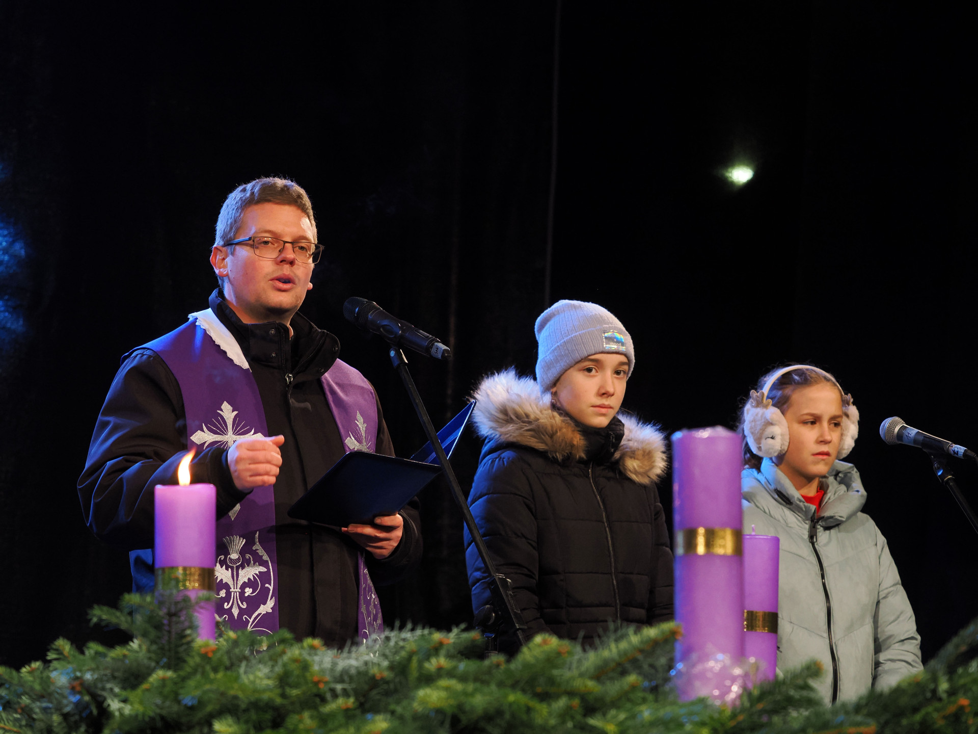 Advent második gyertyáját gyújtották meg Veszprémben