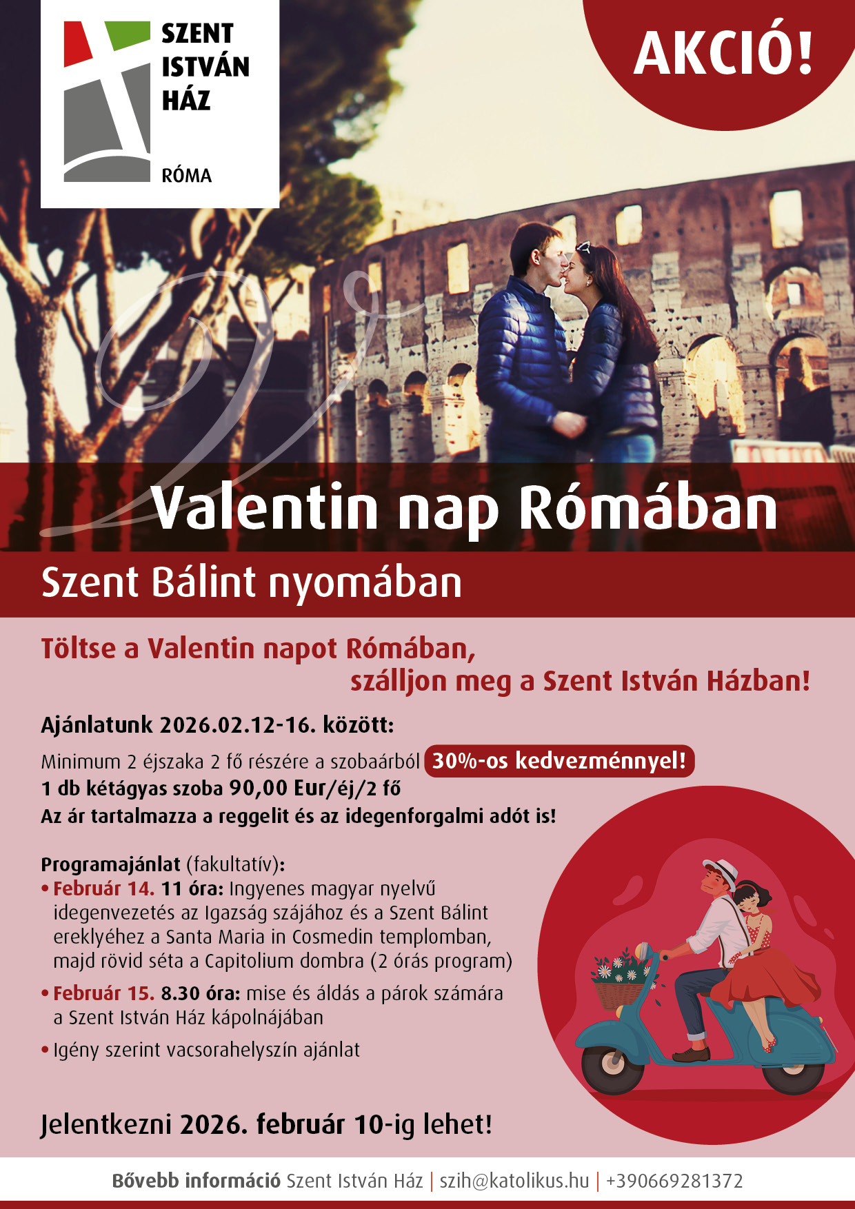 Valentin-nap Rómában – Szent Bálint nyomában