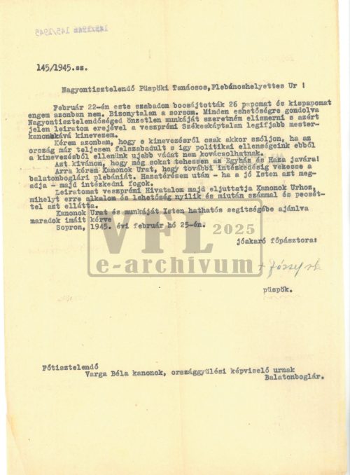 Érsekségi ékességek 155. rész