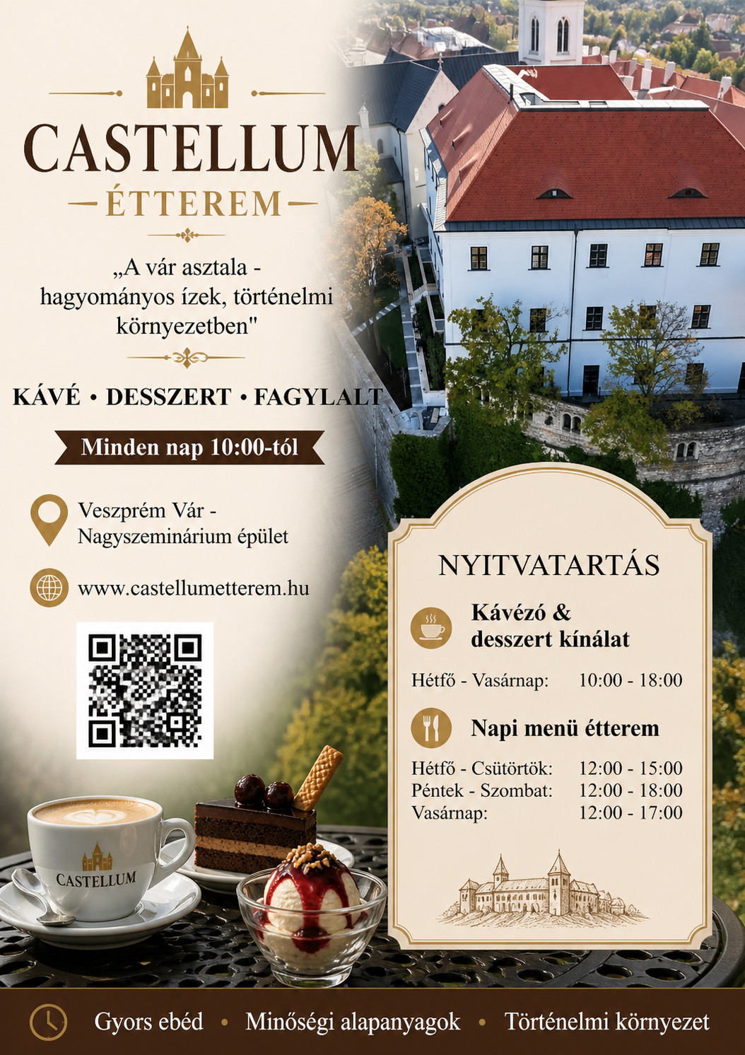 Megnyílik a Castellum Étterem