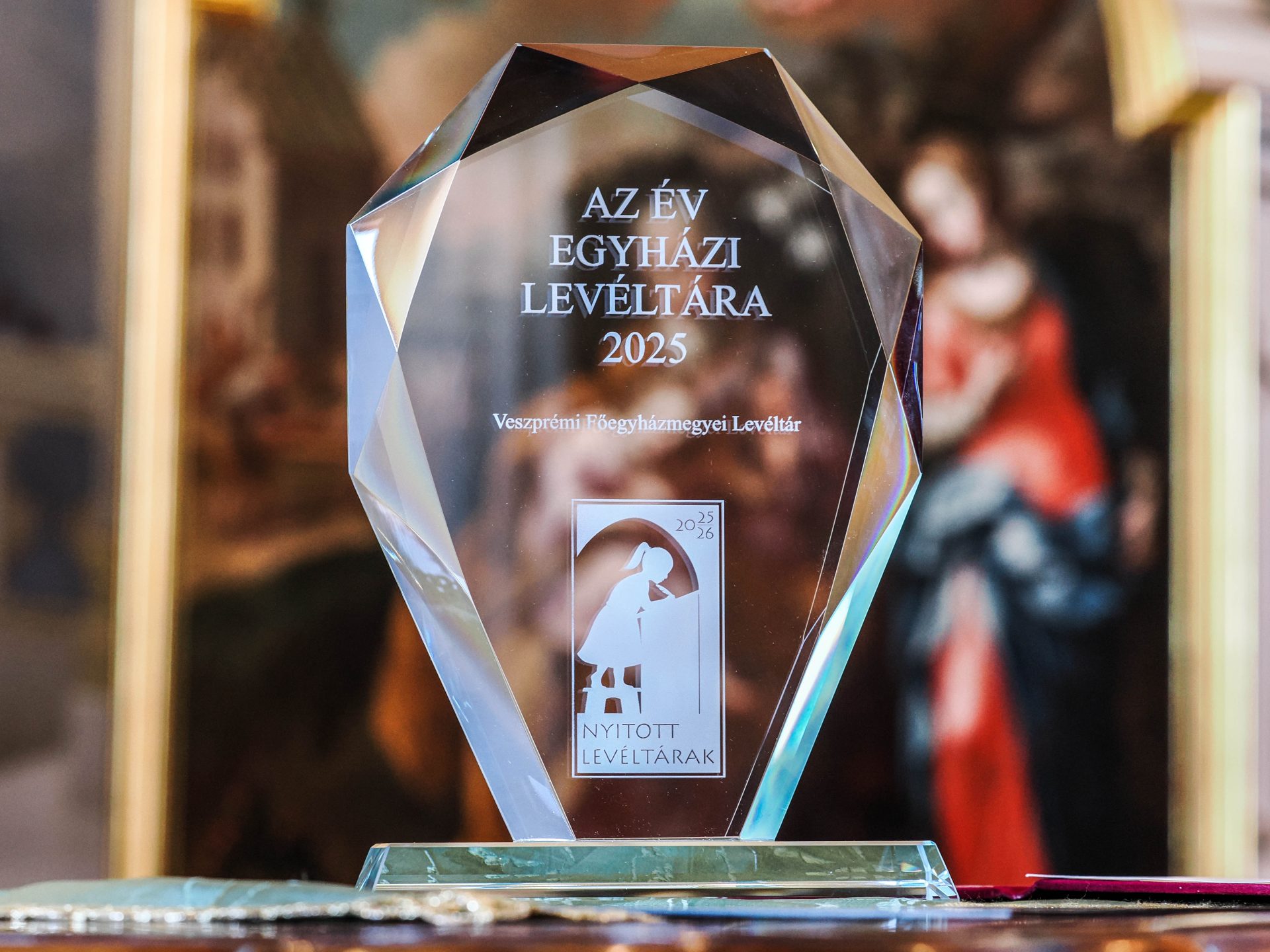 Az Év Egyházi Levéltára lett a Veszprémi Főegyházmegyei Levéltár