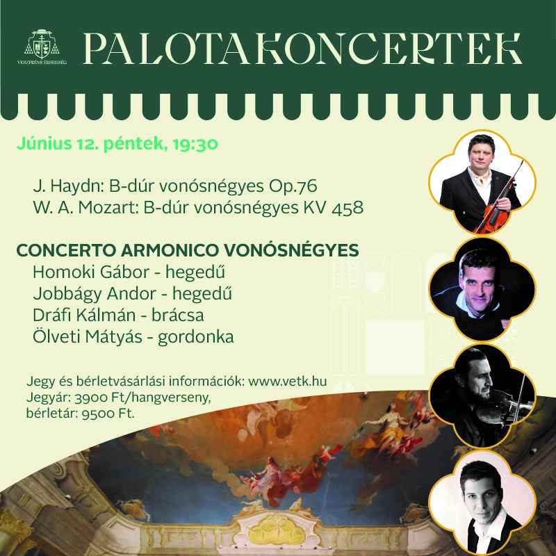 Palotakoncertek az Érseki Palotában