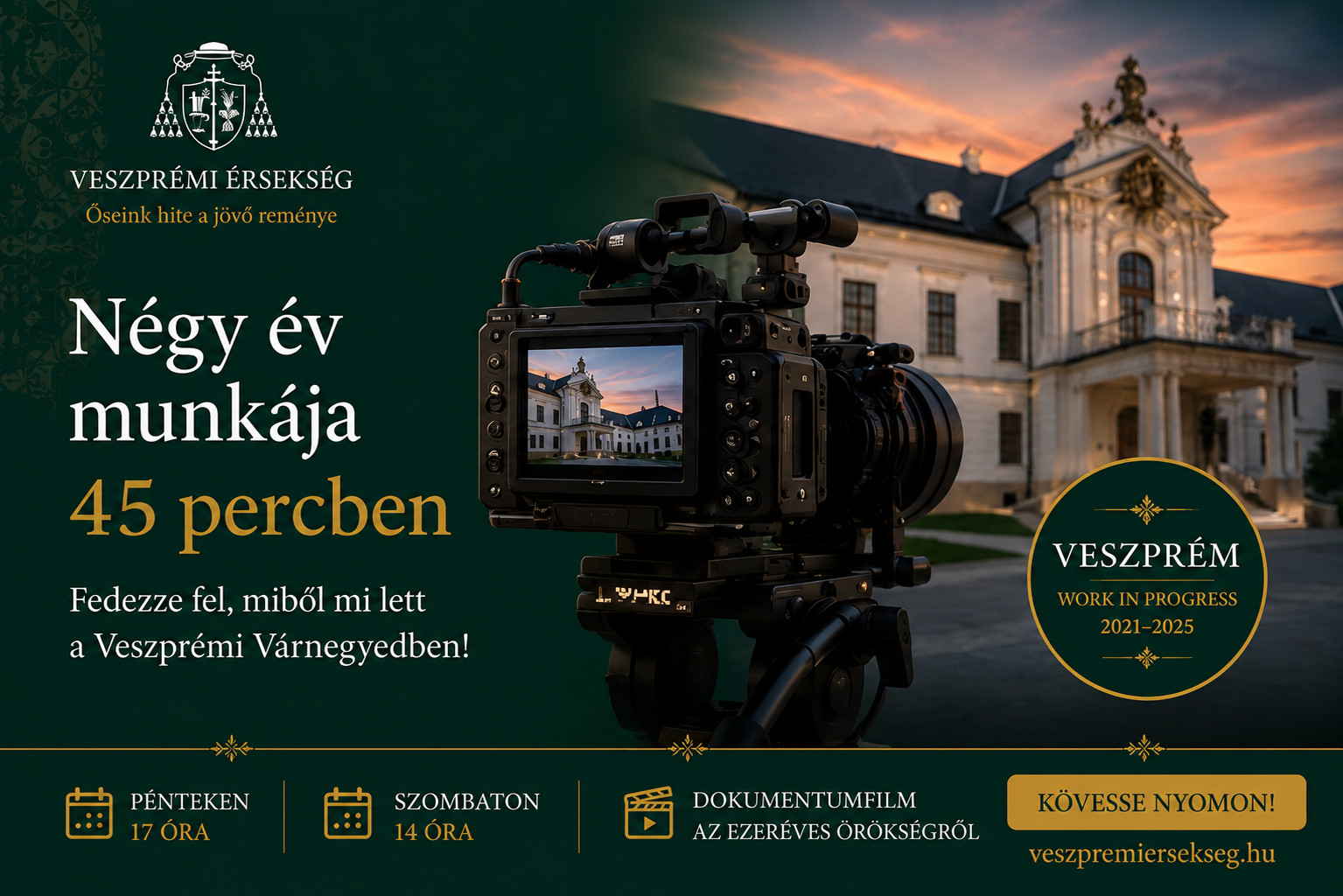 Filmvetítéssel bővült a várséta