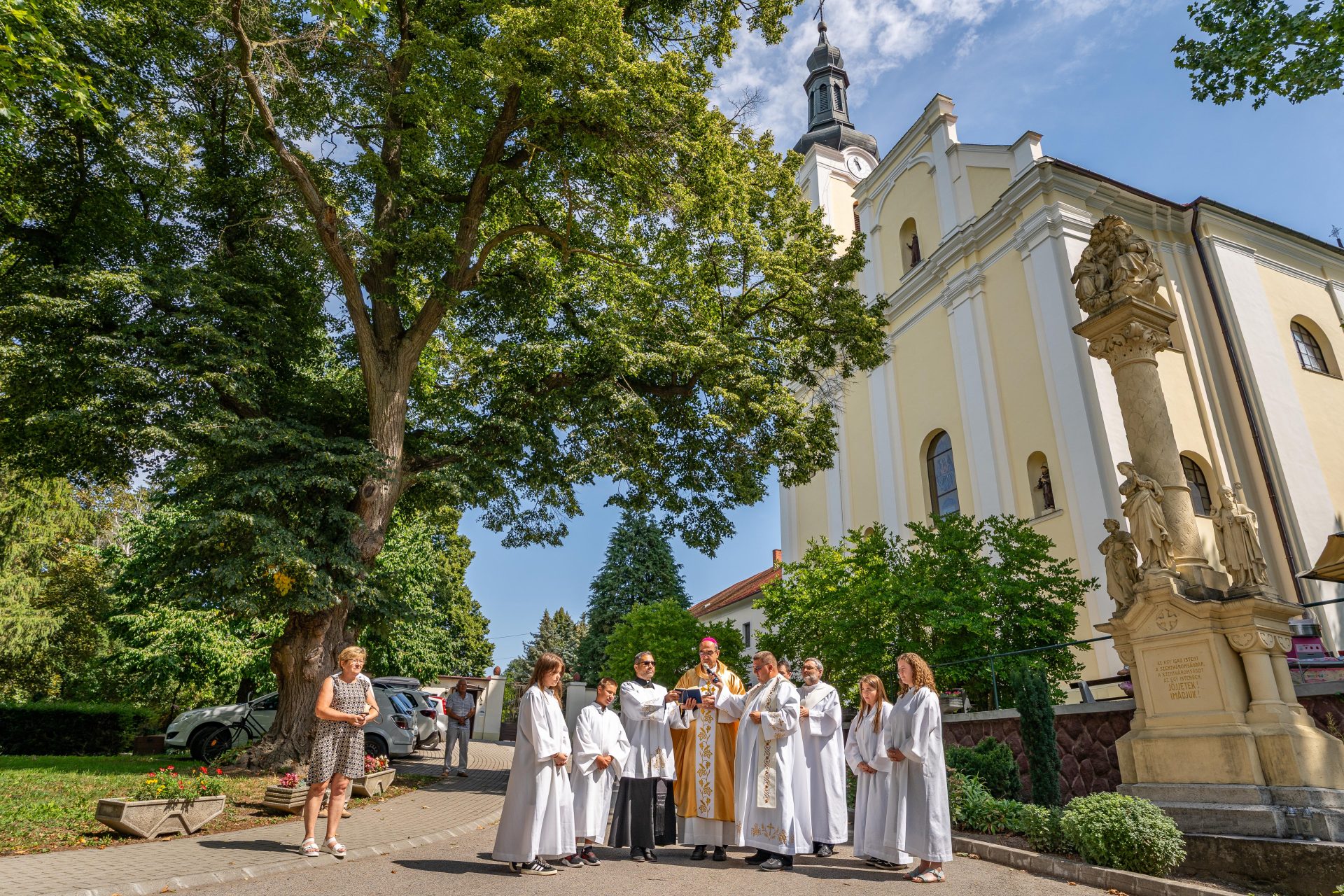 Nagyszülők zarándoklatát tartották július 26-án, a Nagyszülők és Idősek Világnapján Búcsúszentlászlón
