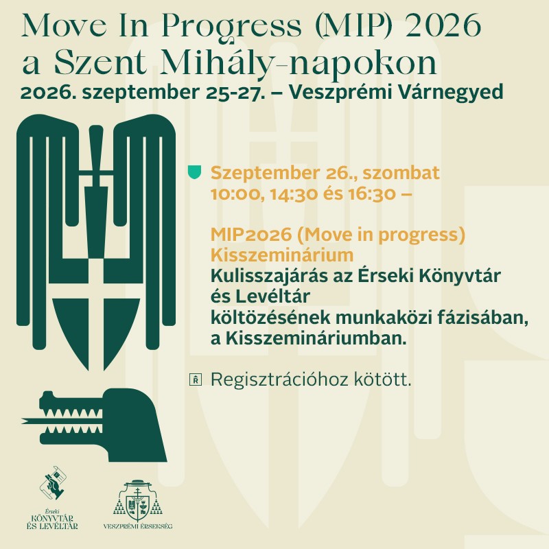 Kulisszajárás a Kisszemináriumban – MIP2026 a Szent Mihály-napokon
